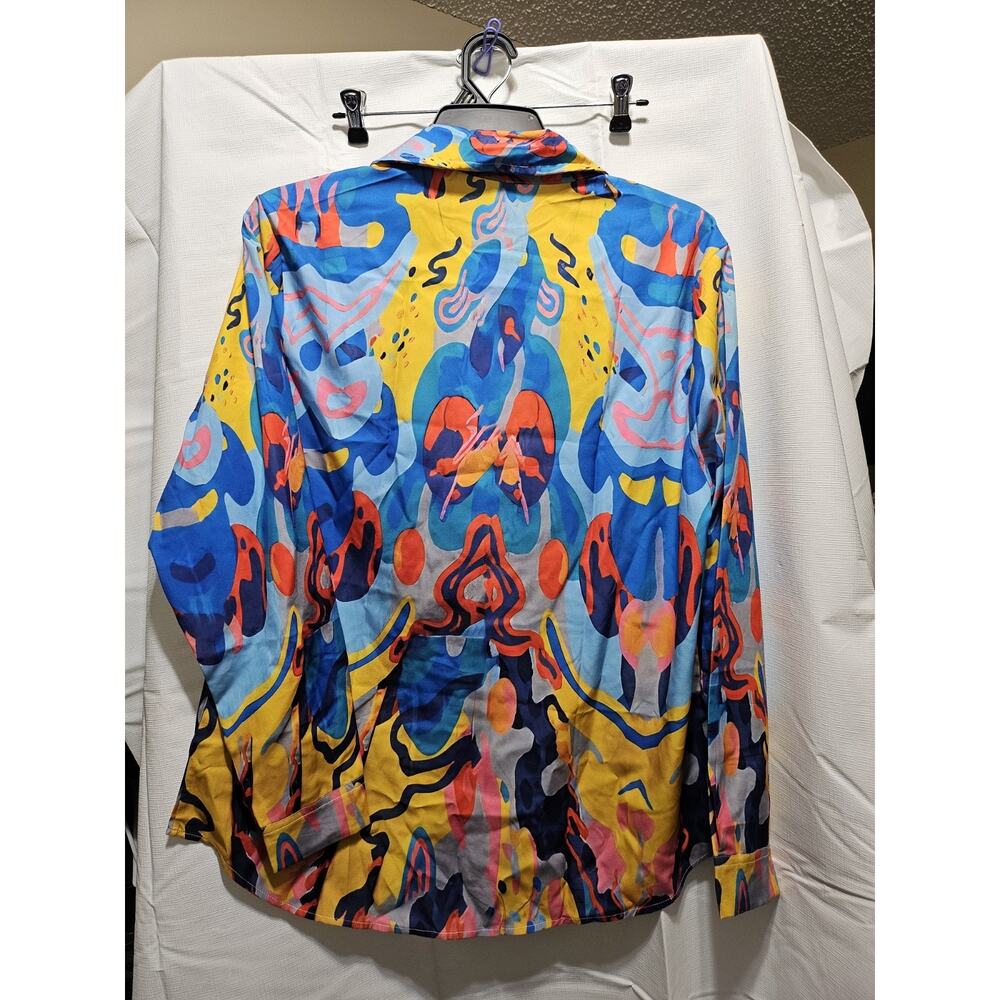 Colorful Abstract Print Shirt and Pants Set by TFY Collection - Picture 8 of 14